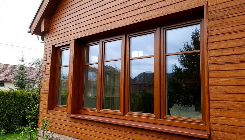 Ламинированные пластиковые окна